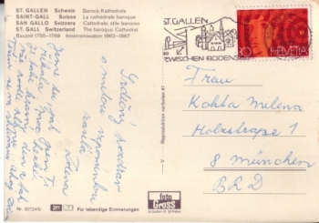 Sant Gallen - CH 1972 95 002 ●